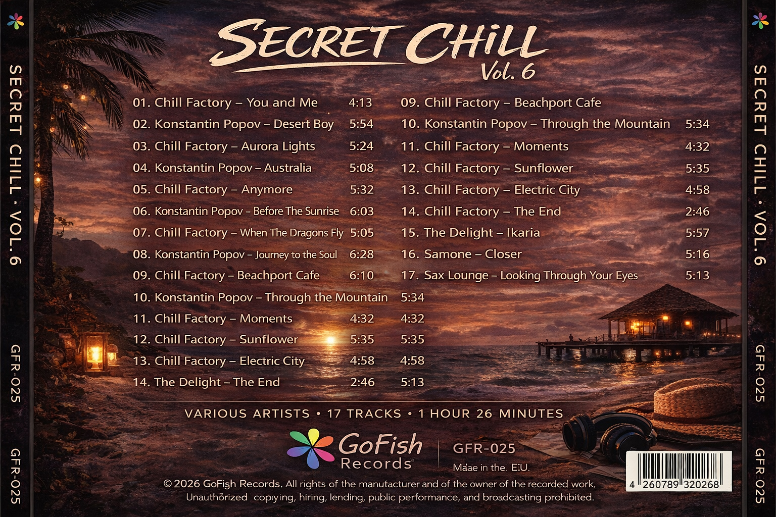 Secret Chill Vol. 6 Back Cover